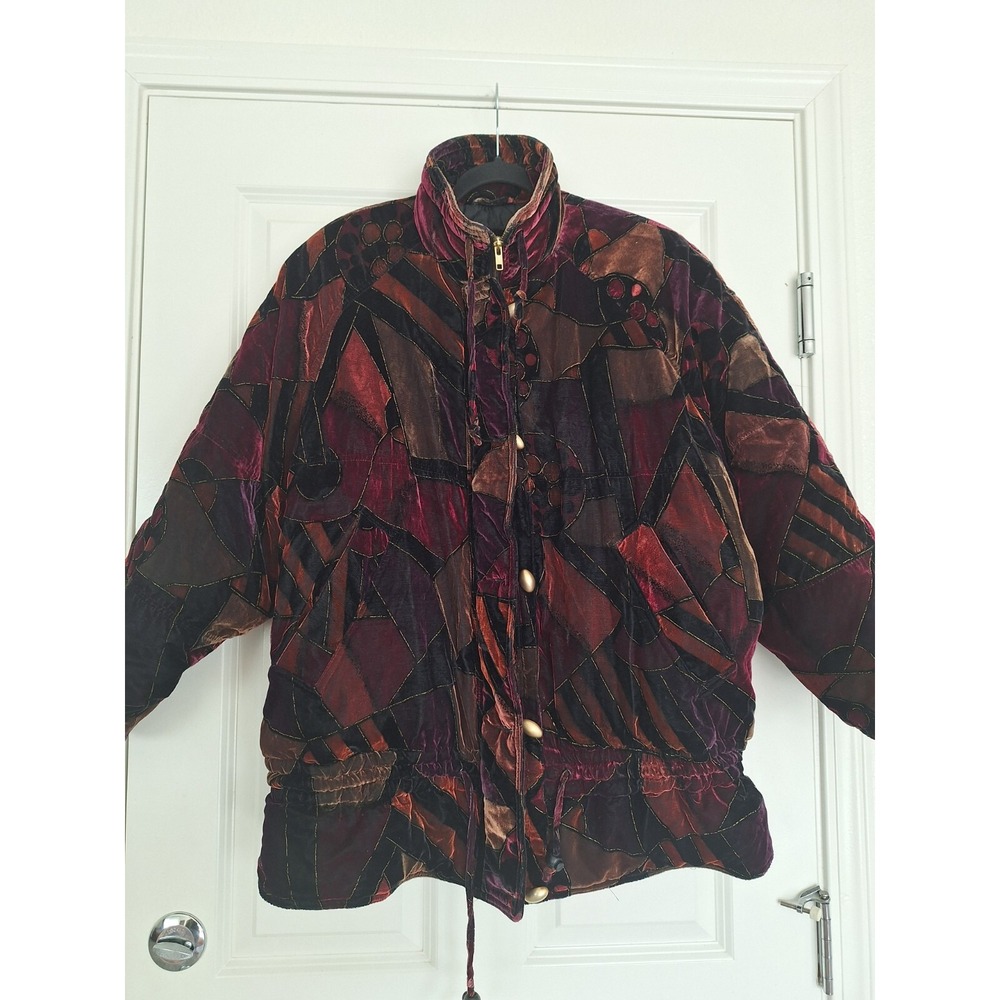 Mulberry Street zip up jacket coat size M